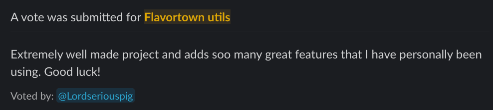 @Lordseriousspig: Extremely well made project and adds soo many great features that I have personally been using. Good luck!