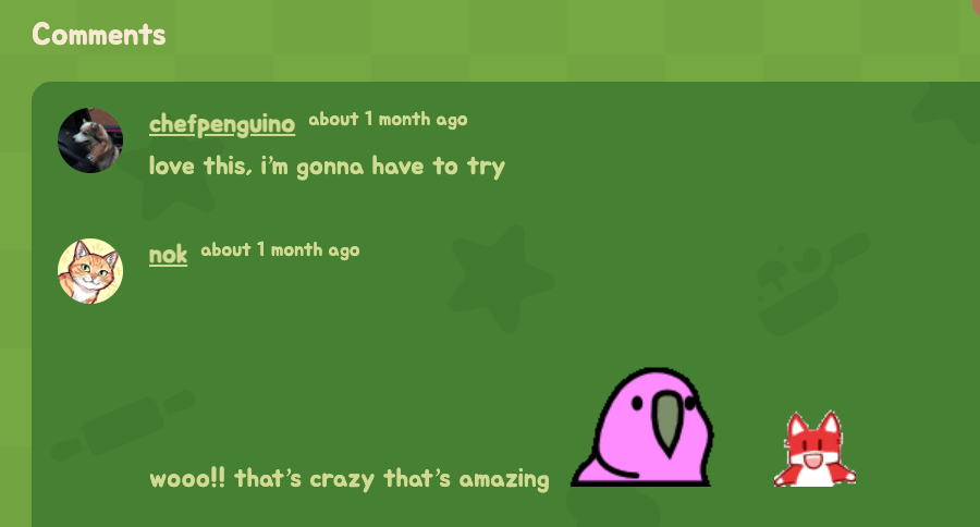 chefpenguino: love this, i'm gonna have to try - nok: wooo!! that's crazy that's amazing