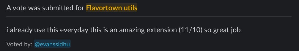 @evanssidhu: i already use this everyday this is an amazing extension (11/10) so great job